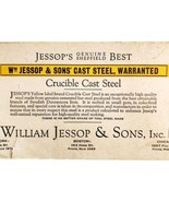 William Jessop &amp; Sons Crucible Cast Steel C1930s Advertisement Boston E3 - $27.34 CAD