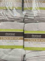 Four 3 Pack White Bar Mop. 12”X12” ( 12 Total) - £12.36 GBP