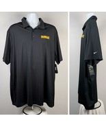 Nike Dewalt Polo Shirt Mens XXL Black Polyester Embroidered Yellow Logo ... - £33.94 GBP