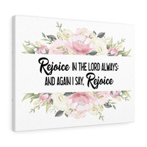  Rejoice in the Lord Philippians 4:4 Bible Verse Canvas Christia - £67.60 GBP+