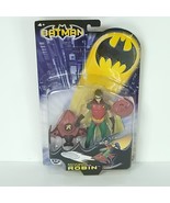 Mattel 2003 DC Batman Battle Board Robin Red Outfit Action Figure NEW - $26.92