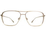 Maui Jim Eyeglasses Frames Beaches MJ541-16A Matte Gold Square 57-16-145 - £51.48 GBP