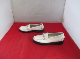 G.H.BASS  Lianna Bit Lug Weejuns Loafer Flats $175 - US Size 6 - White  ... - £77.43 GBP