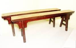 Antique Chinese Ming Bench (Pair)(2855), Circa 1800-1849 - £992.71 GBP