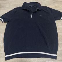 Fred Perry Men’s Size XL Navy Blue Sweater Polo Knit Punk Oi! Skinhead R... - $42.32