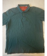 Robert Graham Mens Size XL Green Polo Shirt Short Sleeve - £26.01 GBP