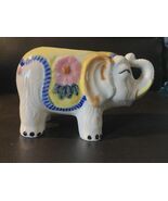 Smiling Ceramic Elephant Windowsill Planter - $35.00