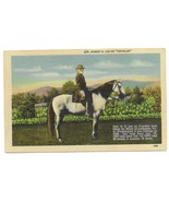 GENERAL ROBERT E LEE On TRAVELER Horse Linen POSTCARD Marken Beilfeld 1940s - $181.29 MXN