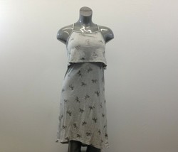 H&amp;M Girls Size 14Y Gray All Over Horse Pattern Sleeveless Maxi Dress - £9.08 GBP