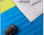 Sleeping Bag, Blue, Fundango 3-In-1 Xl Queen Double 2 Person, Backpacking. - $71.92
