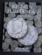 Damaged He Harris Kennedy Half Dollars Coin Folder 2000-2016 #3 Album Bo... - $8.95