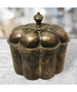 Godinger Silver Plate Trinket Coffin Finial Jewelry Box Red Velvet Lined... - $31.73 CAD