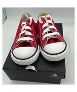 Converse Chuck Taylor All Star Lo Sneaker Baby / Toddler Size 8 Red New NIB - $27.72