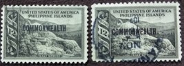 Two 1935 Philippines Commonwealth Used Postage Stamps - $0.99