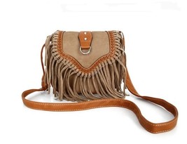 Bohemian bag Boho Free Spirit Tassel Cross Body Purse Retro Hippie Designer Wome - £36.64 GBP