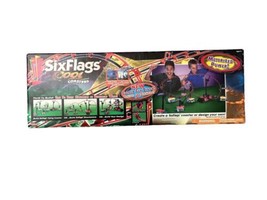 Nib Vintage 2002 Six Flags Cool Coasters Rollercoaster Rare Set Motorized - £59.35 GBP