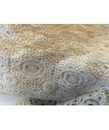 Vintage  Beautiful Venise/Venice Edge Scalloped  Lace Trim - Ivory - 3&quot; - $51.35 MXN