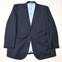 Berragamo 48R Navy Blue Napoli Mens Blazer Suit Jacket Sport Coat - $59.99