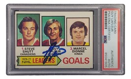 Ragazzo Lafleur Autografato 1977 Topps #1 Goal Leader Hockey Scheda PSA/DNA - £38.76 GBP