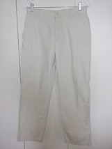 COLUMBIA LADIES 100% COTTON SAND COLOR CASUAL PANTS-8-GENTLY WORN-COMFY-... - $9.49