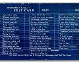 Australian Ballot Comic Post Card DB Postcard Z4 - $3.96