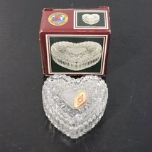 NOB Vintage Hofbauer Collection Germany 24%+ Lead Crystal Heart Trinket Box - £8.01 GBP