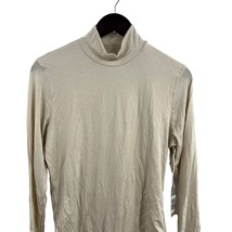 Everlane Stone Long Sleeve Mock Neck Lycra Bodysuit Size XL New - £18.11 GBP
