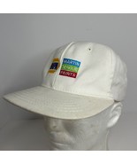 Vtg Napa Racing Martin Senour Paints Automotive Finishes Hat Cap White S... - $38.55 CAD