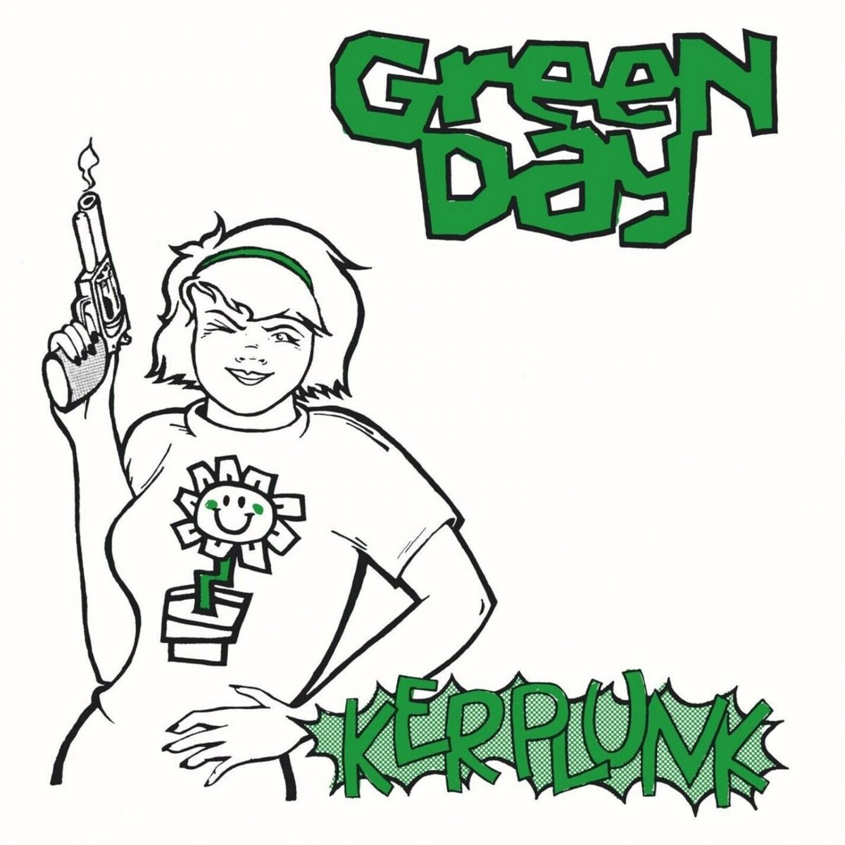 GREEN DAY Kerplunk BANNER 3x3 Ft Fabric Poster Tapestry Flag album cover... - $22.00