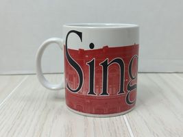 Starbucks City Mug Collection Singapore Coffee Mug 2004 red 20oz - $11.87