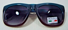 MODA IM109 Sunglasses Turquoise Frame Rx-able Lenses Made in Italy New with Tags - £37.96 GBP