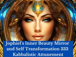 Jophiel&#39;s Inner Beauty Mirror and Self-Transformation 333 Kabbalistic Attunement - £21.16 GBP