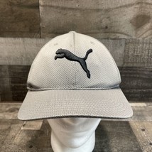 Men&#39;s L/XL gray Puma logo hat ballcap soft athletic look nice large stretch - £8.53 GBP