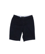 Eddie Bauer Navy Blue Bermuda Flat Front Size 8 Chino Shorts  - £22.93 GBP