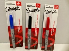 Sharpie Color Burst Permanent Markers, Fine Point, Assorted, 3 Pc, The Original - £5.95 GBP