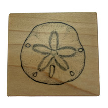 PSX Sand Dollar Seashell Ocean Beach Rubber Stamp C-194 Vintage 1983 New - $9.72