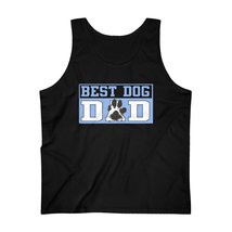 Best Dog Dad Paw Print Tank Top - £17.48 GBP+