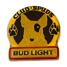 Bud Light Club Spuds Dogs Budweiser Beer Lapel Pin Pinback - £9.55 GBP