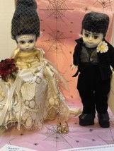Madame Alexander Timeless Legends Mr. &amp; Mrs. Frankenstein Bride &amp; Groom Doll 8in - £194.90 GBP