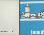 Interhotel Buenos Dias Menu Spain - £14.24 GBP