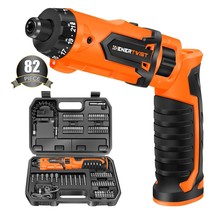 Cordless Screwdriver, 8V Max 10Nm Electric Screwdriver Rechargeable Set ... - $69.99