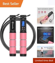 Fitness Jump Rope with Steel Ball Bearings - Ergonomic Grip for Ultimate... - $23.71