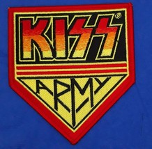 KISS Army  Iron On Sew On Embroidered Patch 4 &quot;X 4 1/2 &quot; - $8.99