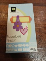 Cricut Shapes Cartridge Fabulous Finds #29-0286 Complete - £7.72 GBP