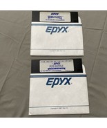 Epyx Sub Battle &amp; World Games 1986 5.25 floppy - $11.05 CAD