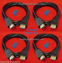 4X 3&#39; ft HDMI Cable M-M 1080P 4K Ultra HDTV BLURAY DVD XBOX PS3 Wire Cor... - $23.74