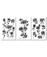 ROSE Flower Painting Stencils Wall Decorating Roses Airbrush 14&quot; Templat... - $13.99