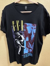 Guns N Roses Shirt Adult Xl Black Graphic Tee Gnr R Illusion Album Cover Rock - £13.21 GBP