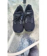 Skechers Bobs Memory Foam Sneakers Women Size 6 1/2 Black Athletic Shoes  - $25.99