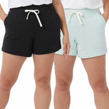 32 DEGREES Womens Short, 2-pack Size Small Color Black/Soothing Sea - £16.67 GBP